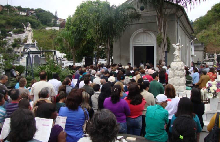 Dia de Finados: Missa no Cemitério Municipal de Petrópolis será às 8h e às 10h