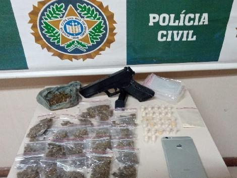 Adolescente é apreendido por fato análogo ao tráfico de drogas