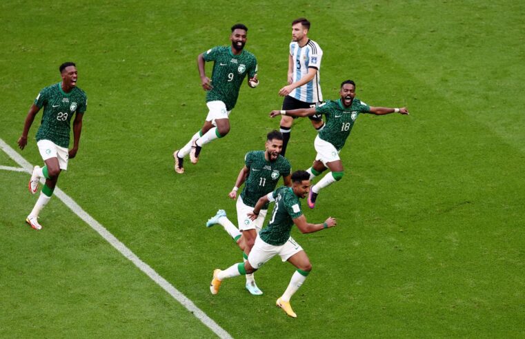 Arábia Saudita bate Argentina de Messi em 1ª zebra da Copa do Catar
