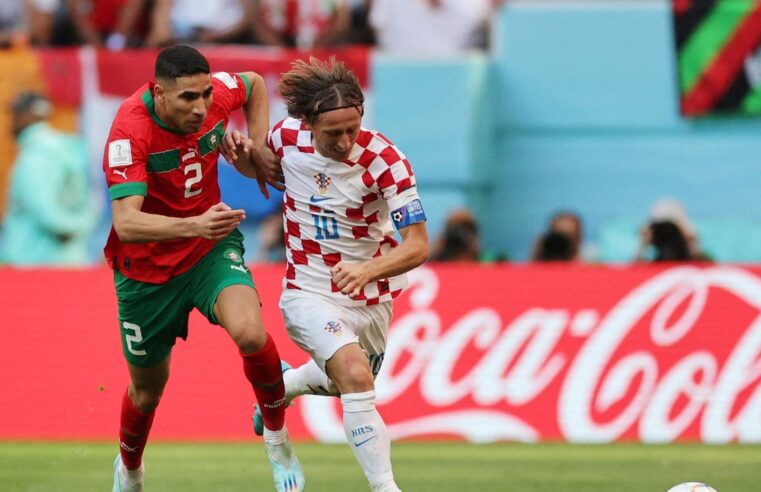 Marrocos e Croácia disputam 3ª posição da Copa do Catar