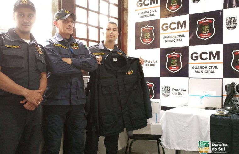 Guarda Civil Municipal de Paraíba do Sul recebe novos uniformes