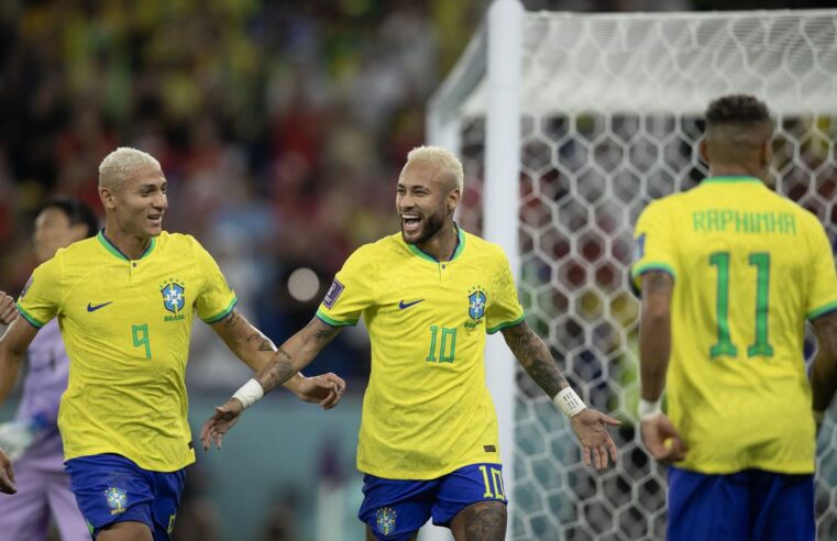 Brasil define classificação no primeiro tempo e goleia Coreia do Sul