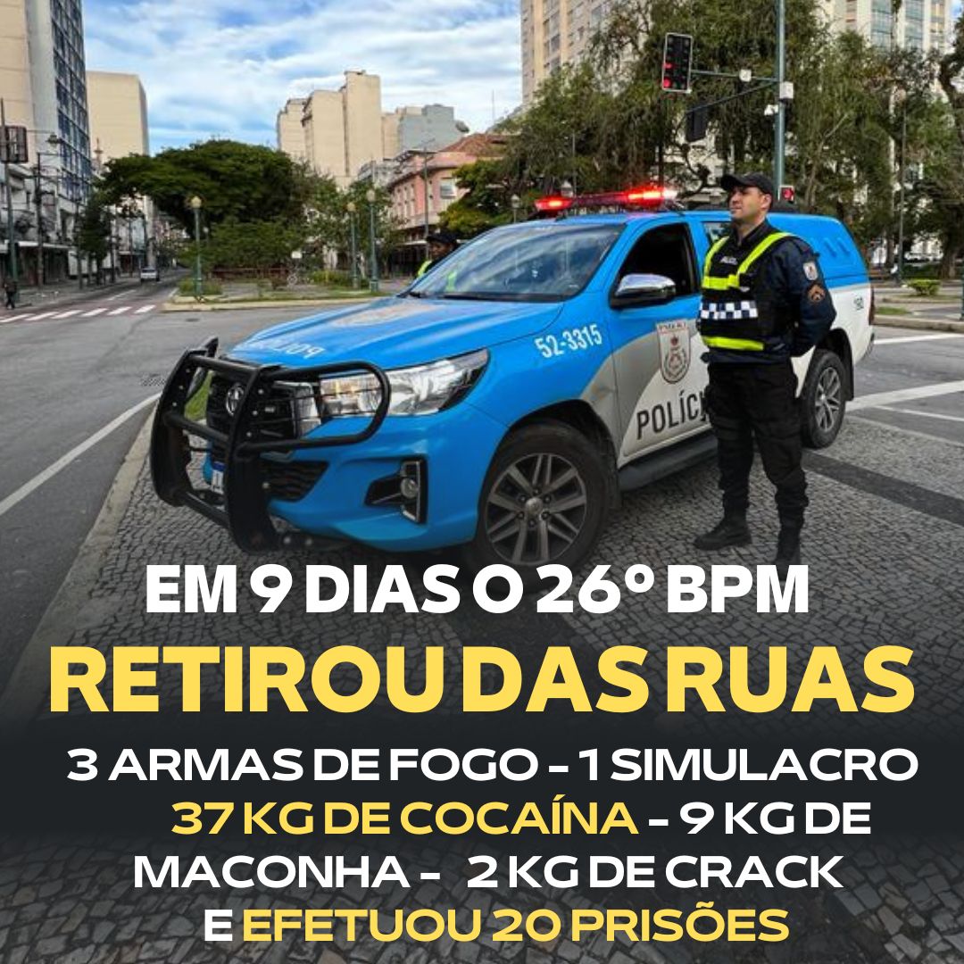 Polícia Militar apreende mais de 40kg de entorpecentes em 9 dias em Petrópolis 