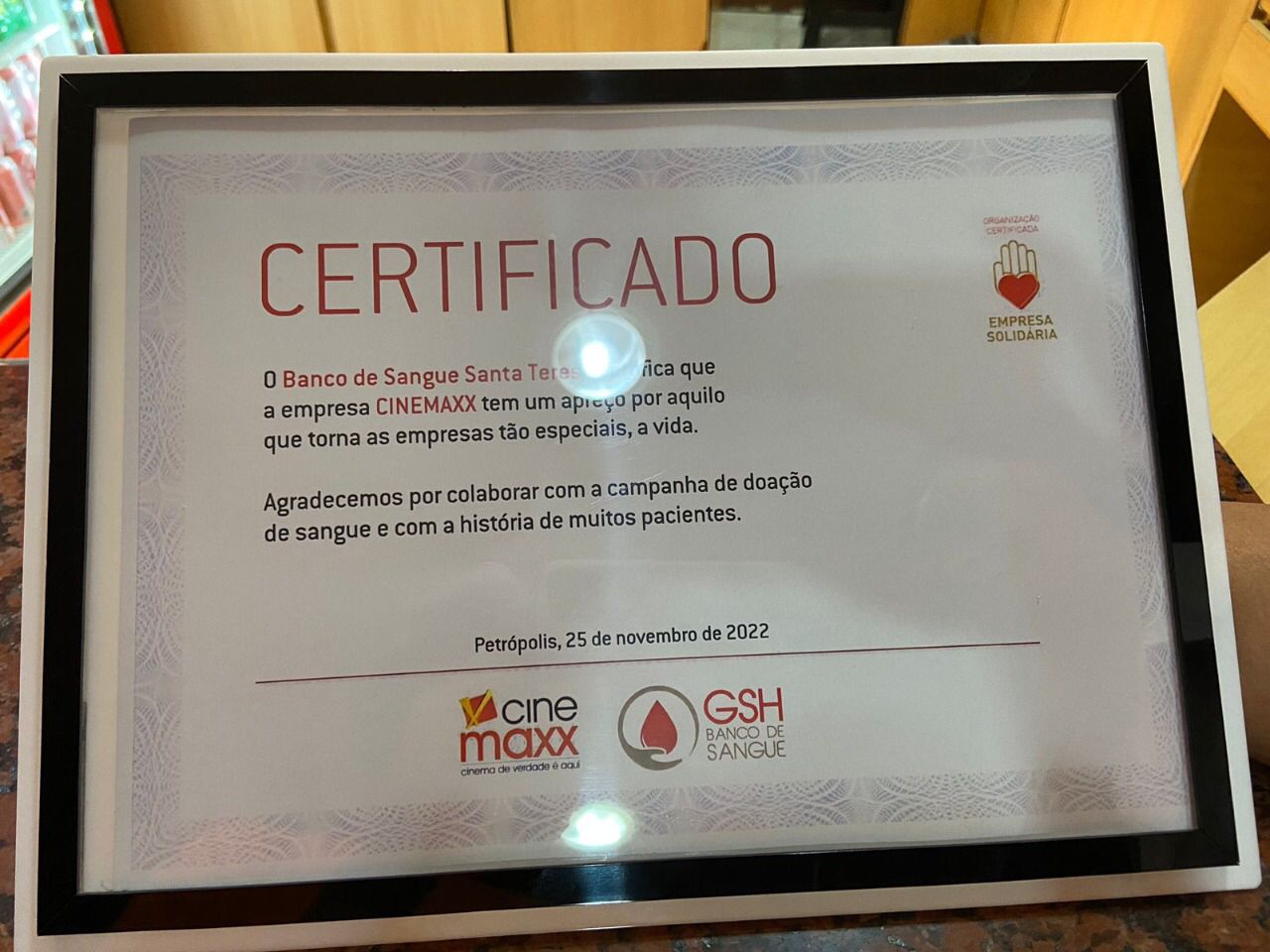 Rede Cinemaxx oferece desconto especial para doadores de sangue em Petrópolis