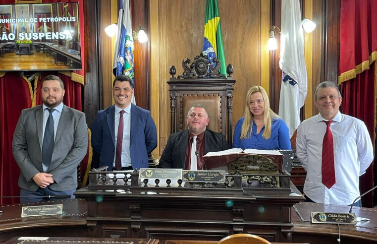Júnior Coruja é o novo presidente da Câmara Municipal de Petrópolis