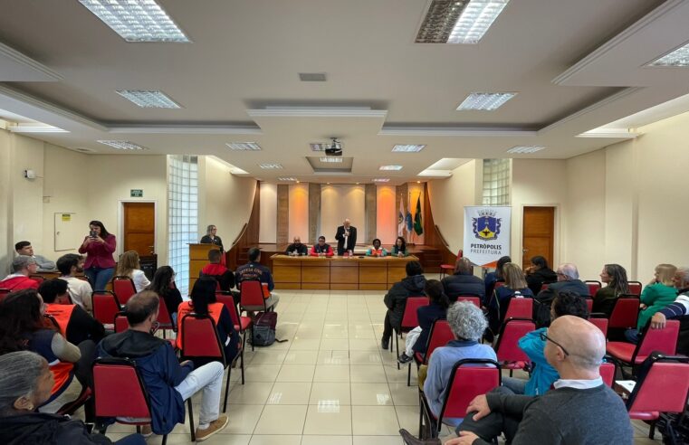 Defesa Civil realiza encontro Petrópolis Resiliente com ações para preparação para as chuvas de verão