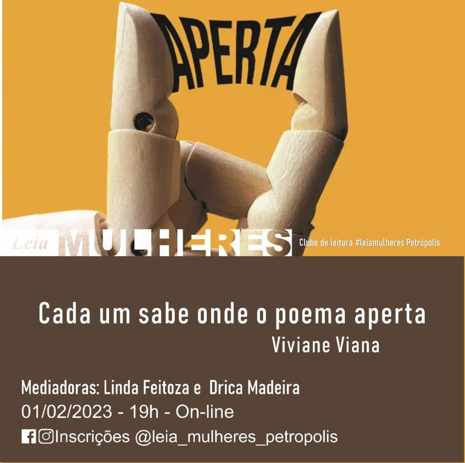 Leia Mulheres aborda livro de poesia no encontro de fevereiro
