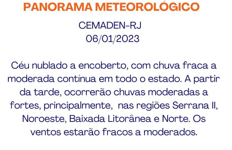 Defesa Civil de Teresópolis é acionada para ocorrências provocadas pela chuva