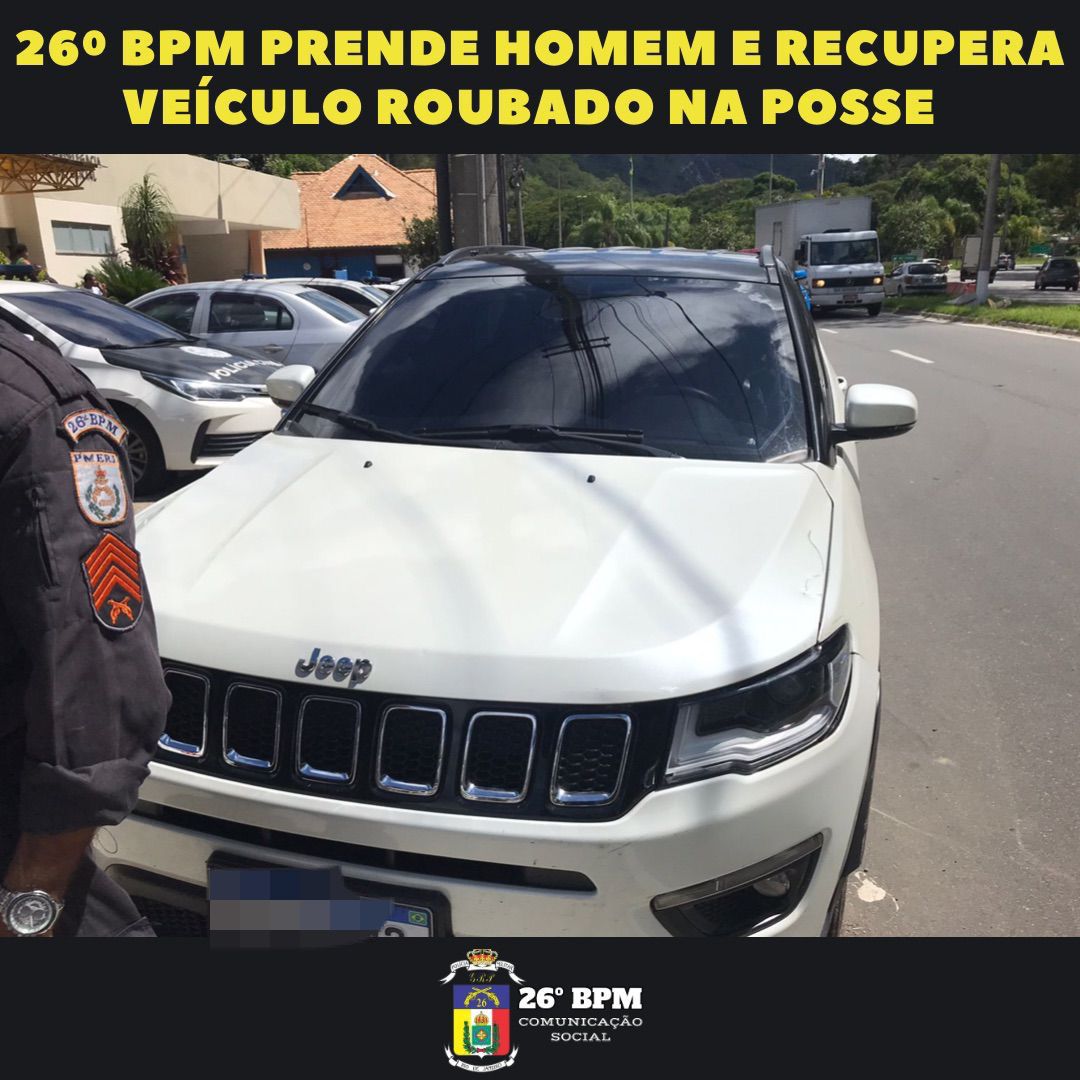 Polícia Militar apreende carro no distrito da Posse que havia sido roubado