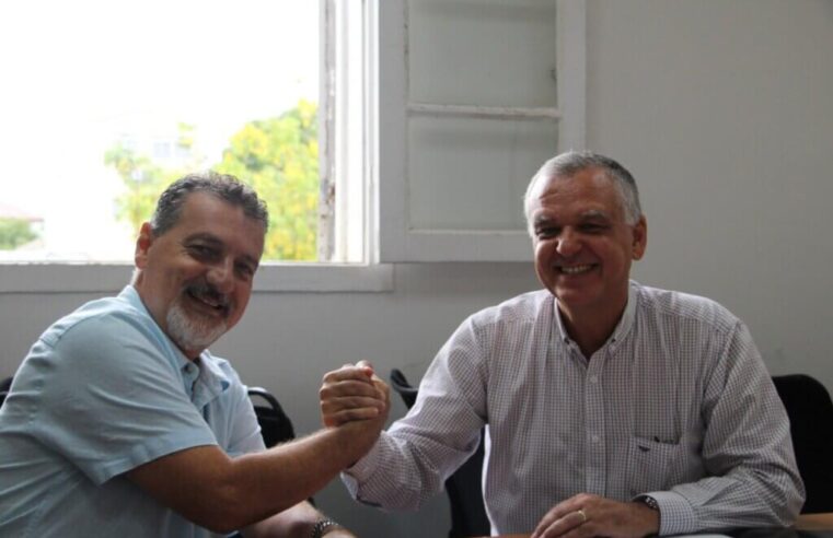 Joa se reúne com diretor-presidente da GE Celma, na Prefeitura de Três Rios