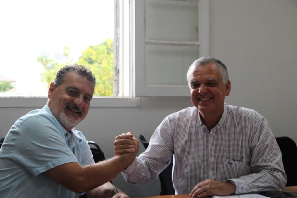 Joa se reúne com diretor-presidente da GE Celma, na Prefeitura de Três Rios