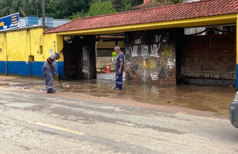 Chuvas intensas em Teresópolis danificam rota alternativa e&nbsp;suspendem o início da obra de contenção no Corte da Barra