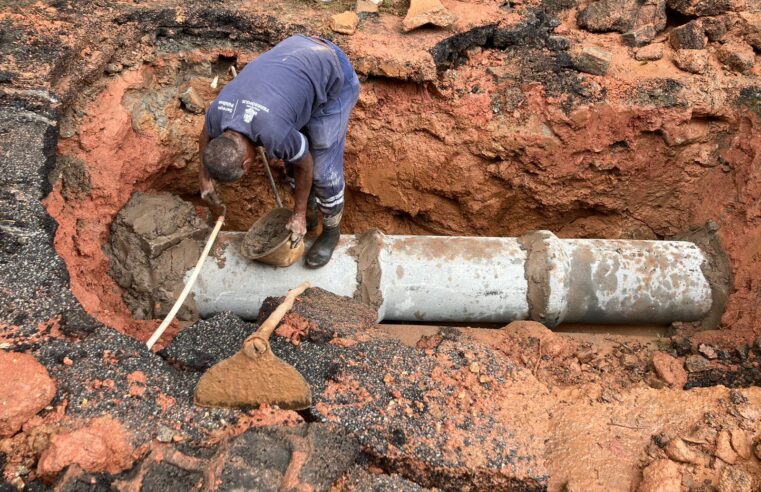 Estágio de Atenção: Prefeitura de Teresópolis intensifica limpeza&nbsp;de ruas e desobstrução de galerias pluviais após chuva forte