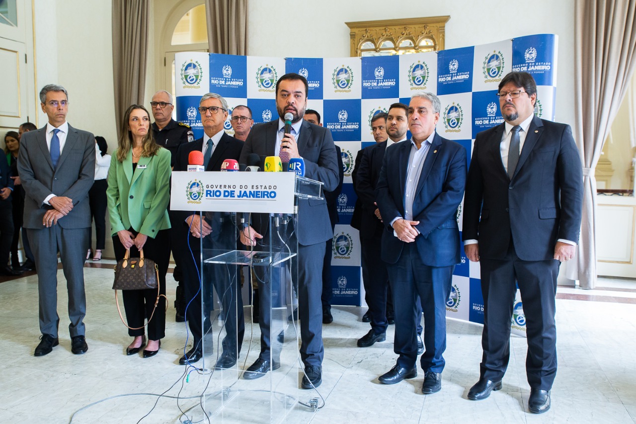 Governador se reúne com chefes do MPRJ, Legislativo e do Judiciário para discutir providências contra atos antidemocráticos