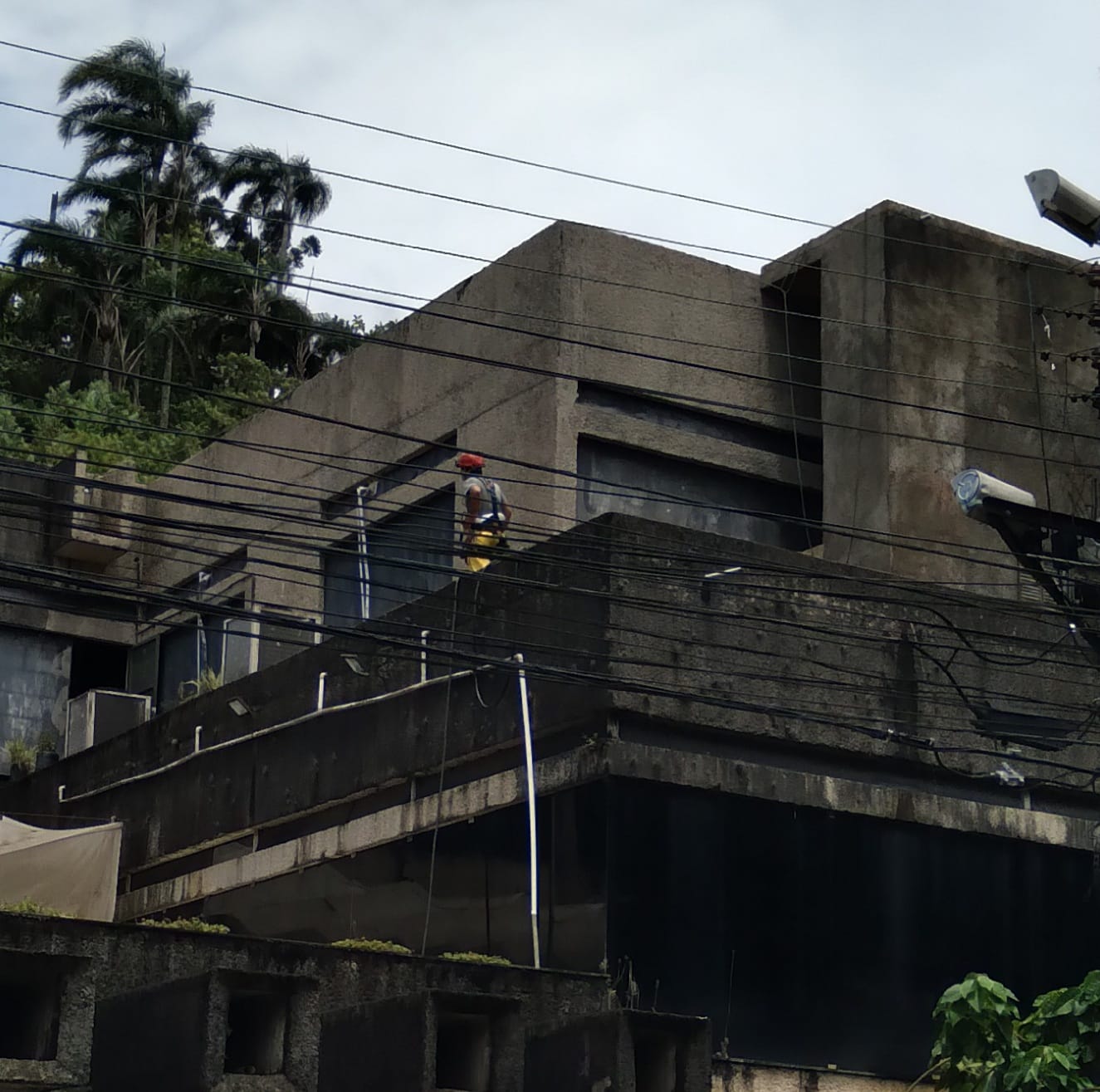 Fachada do Centro de Cultura de Petrópolis está sendo restaurada