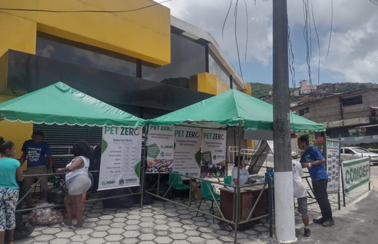 Mais de 12 mil unidades de materiais recicláveis foram recolhidos através do programa PET Zero no Independência