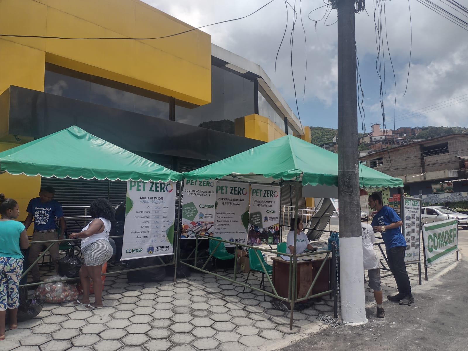 Mais de 12 mil unidades de materiais recicláveis foram recolhidos através do programa PET Zero no Independência