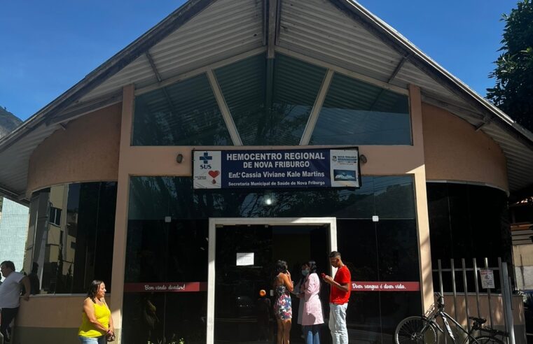 Hemocentro de Nova Friburgo recebe 96 doadores de sangue no último mutirão