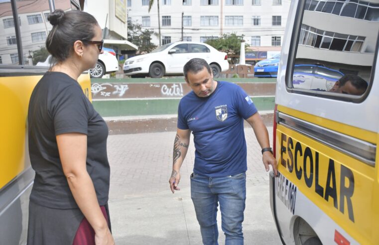 Mais segurança para os estudantes: vans escolares passam por vistoria