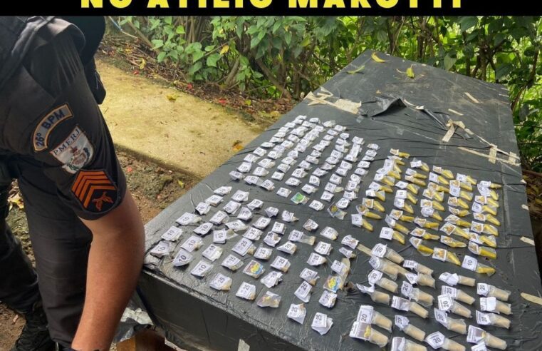 Polícia Militar apreende drogas no Atílio Marotti em Petrópolis