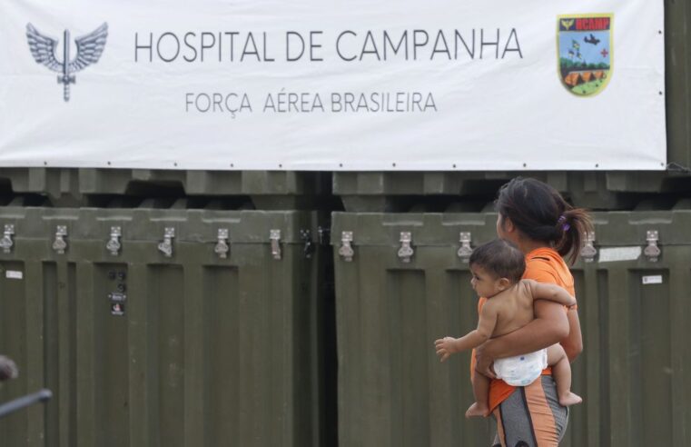Hospital de campanha já fez mais de 300 atendimentos aos yanomami