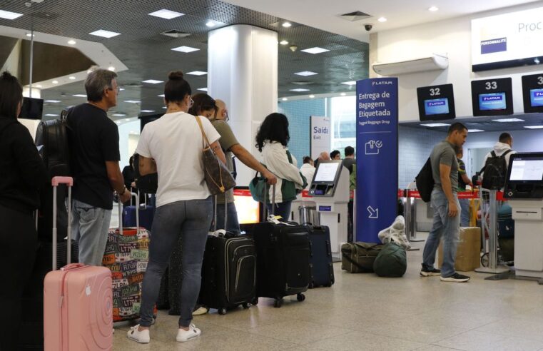 Gastos de brasileiros em viagens internacionais sobem 80,5% em janeiro