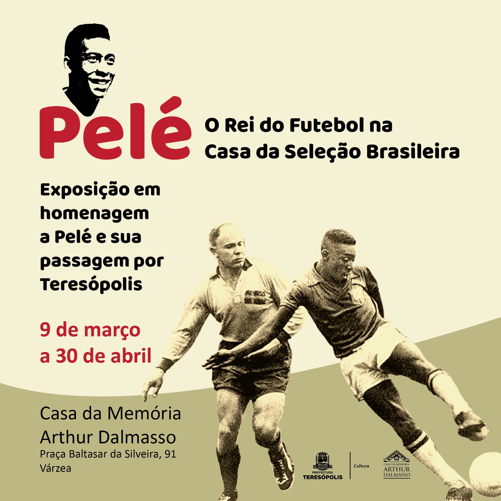 Teresópolis faz exposição em homenagem a Pelé