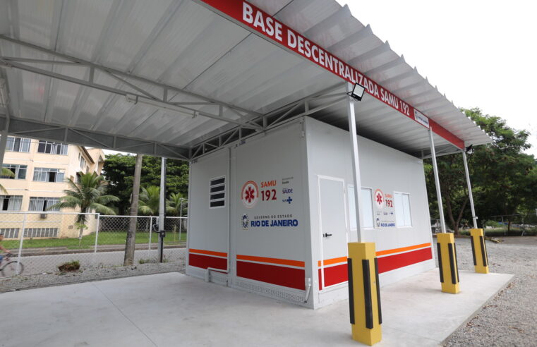 Base operacional descentralizada do SAMU Capital é inaugurada na Ilha do Governador