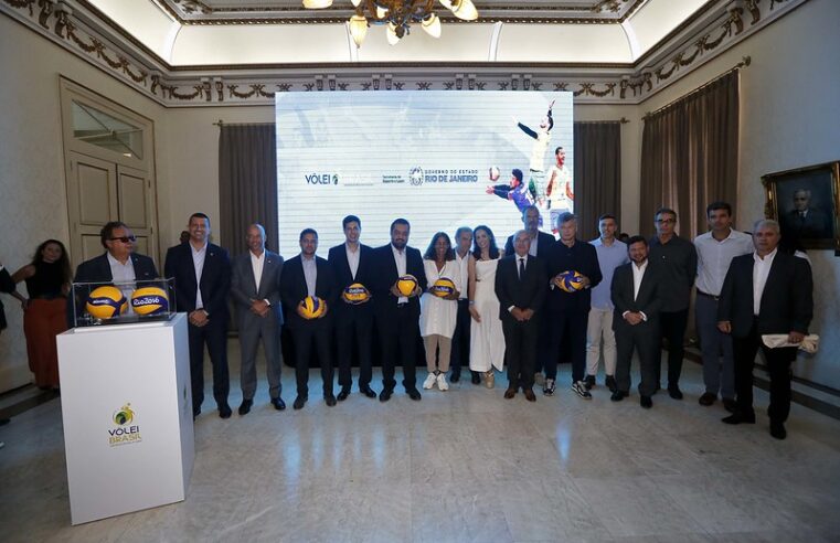 Governador Cláudio Castro anuncia Rio de Janeiro como sede do Pré-Olímpico de Vôlei