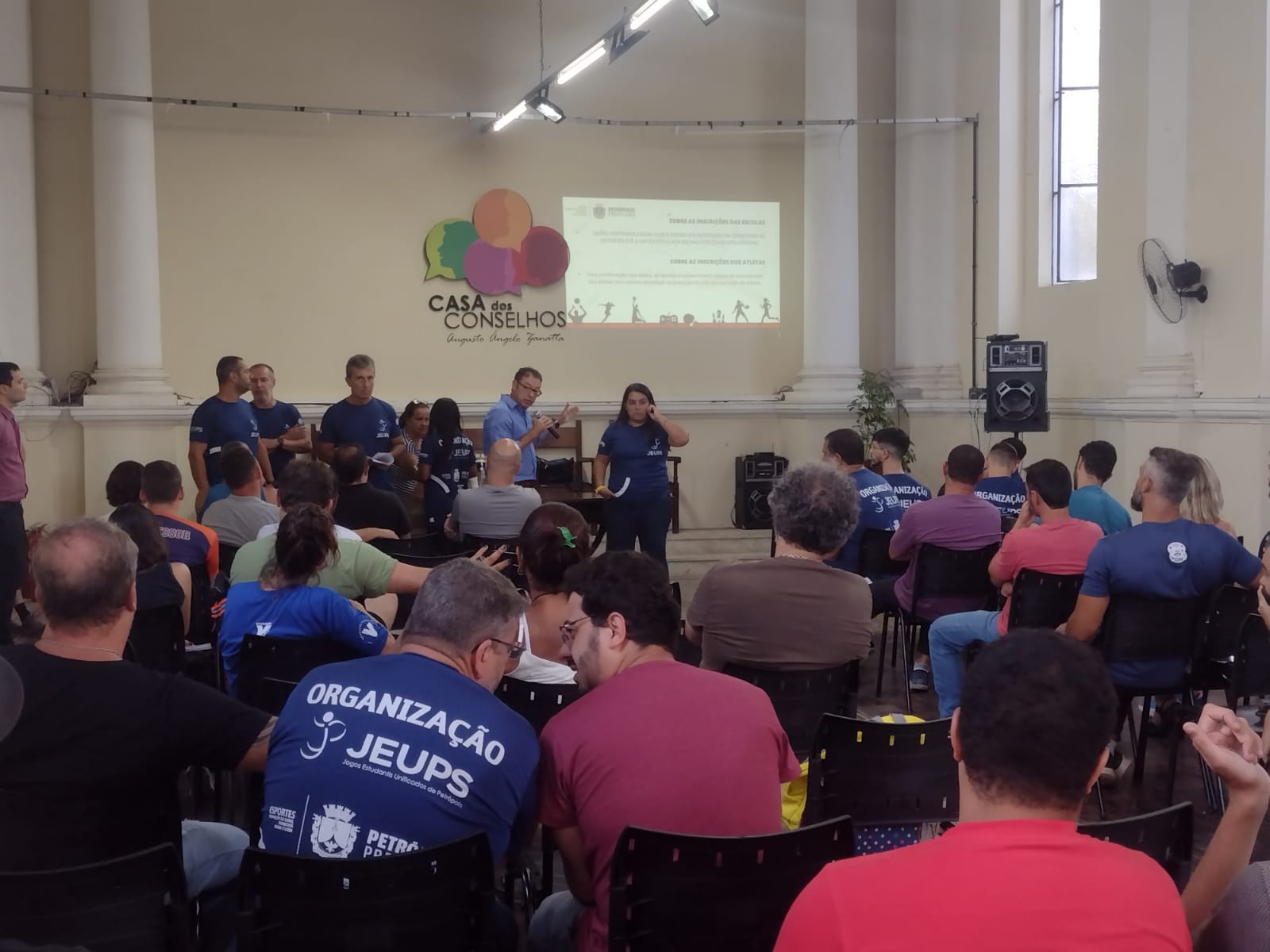 Primeira reunião dos 59º Jeups com escolas e professores de educação física é promovida
