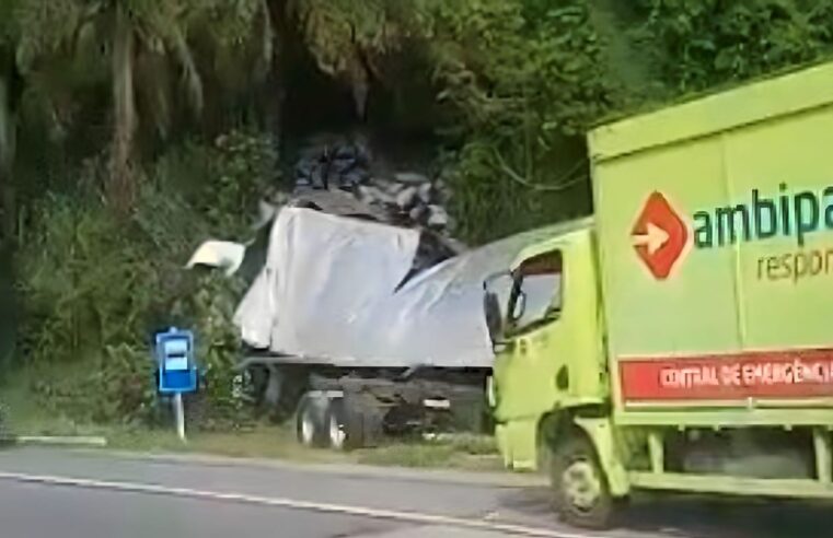 Motorista morre em acidente na BR-040 na manhã desta segunda-feira