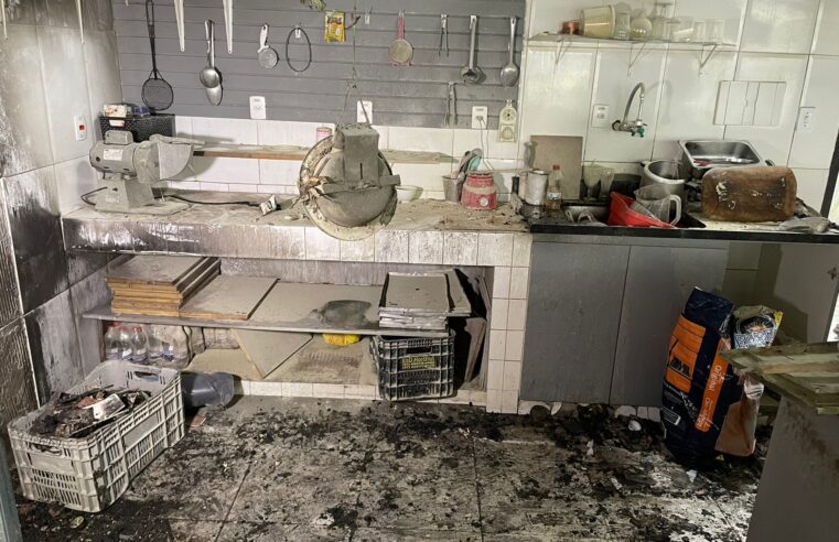 Hamburgueria pega fogo no Bingen neste fim de semana e prejuízo pode chegar a R$ 80 mil