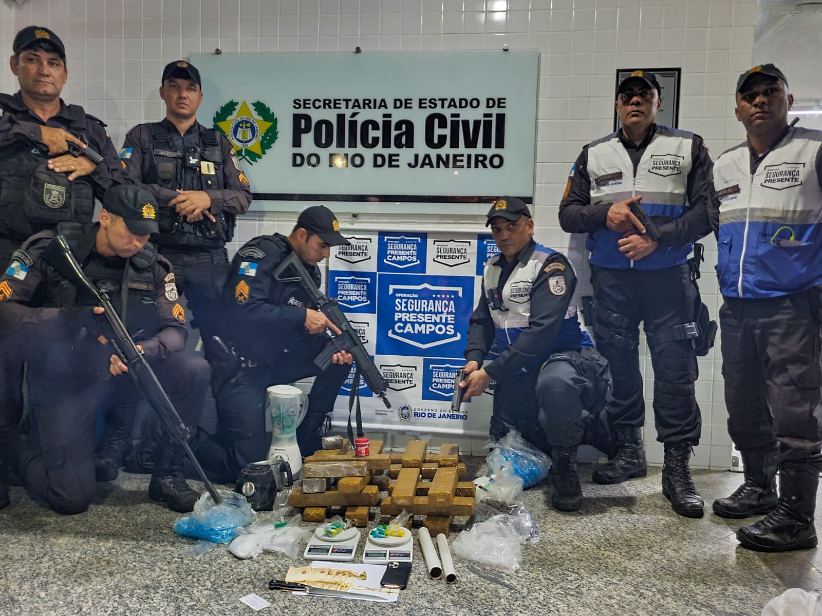 Segurança Presente apreende 25 kg de maconha em Campos dos Goytacazes 