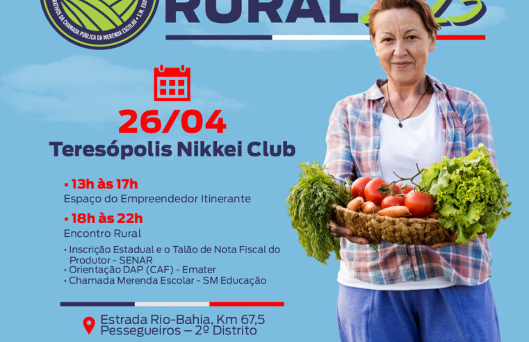 Reuniões do Encontro Rural 2023 começam na próxima quarta, 26, em Teresópolis