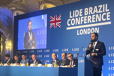Governador destaca a expansão da economia fluminense na Conferência do Lide, em Londres