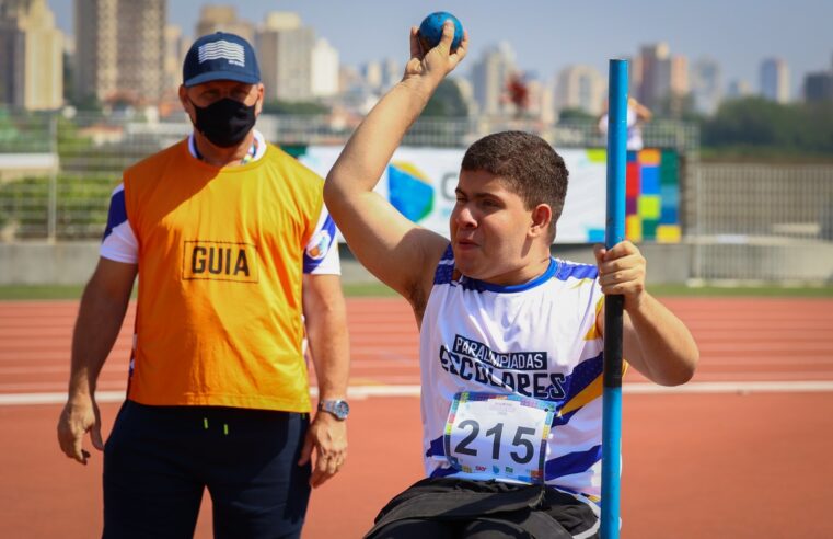 Inscrições abertas para a seletiva estadual das Paralimpíadas Escolares 2023