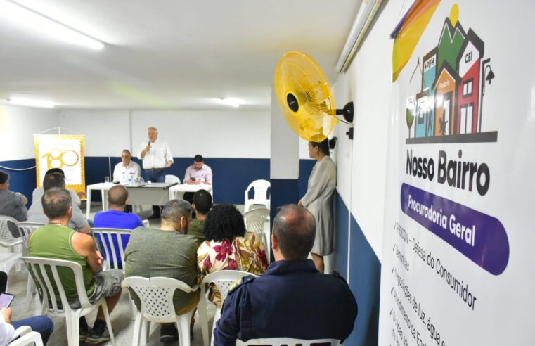 Em reunião com moradores e empresários do Alto da Serra, prefeitura anuncia programa microcrédito