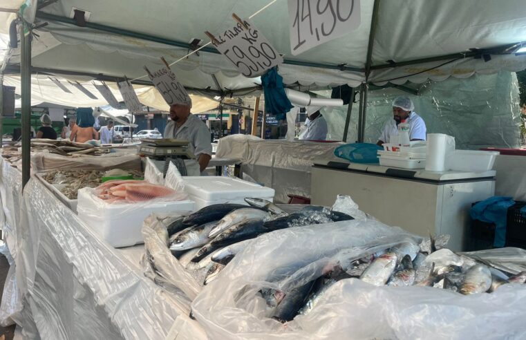 Tradicional feira do pescado começou nesta quarta-feira (05), no Centro de Petrópolis