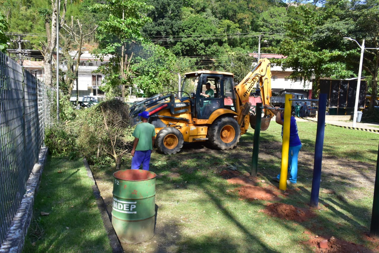 Posse recebe manutenção e limpeza da Comdep