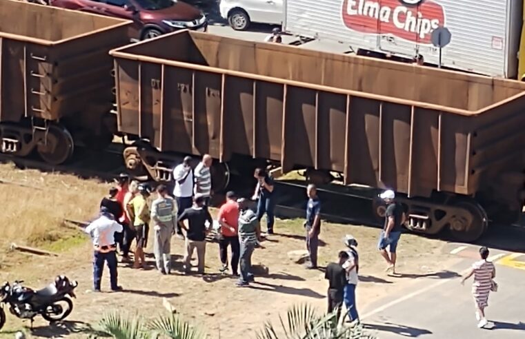 Idoso é atropelado por trem em Paraíba do Sul