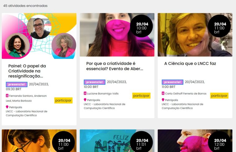 Dia Mundial da Criatividade terá atividades em Petrópolis nos dias 20, 21 e 22 de abril