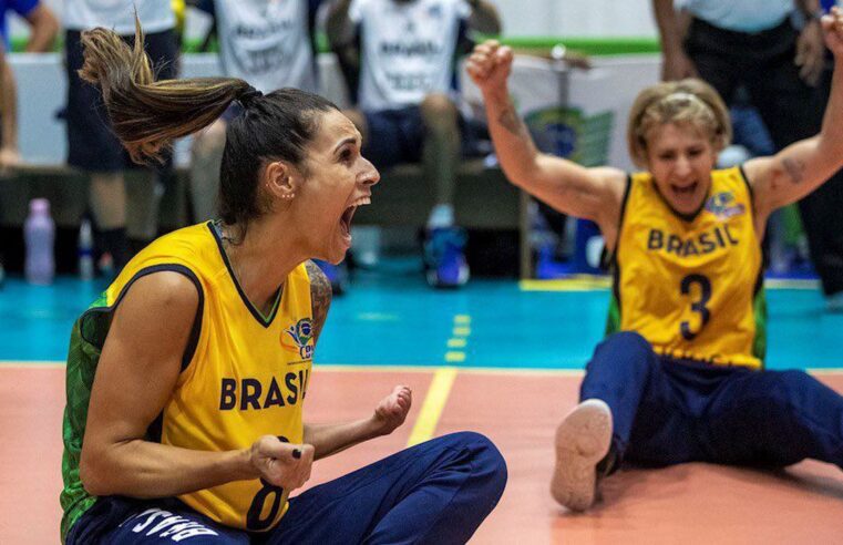 Brasil bate Canadá em Desafio Internacional feminino de Vôlei Sentado