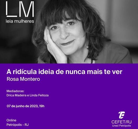 Próximo Leia Mulheres Petrópolis aborda autoficção de Rosa Montero 