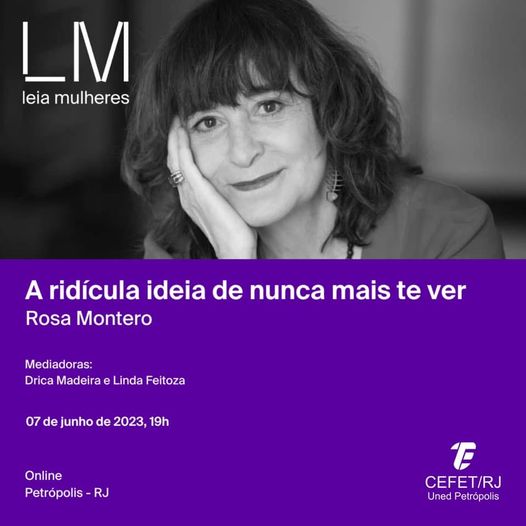 Próximo Leia Mulheres Petrópolis aborda autoficção de Rosa Montero 