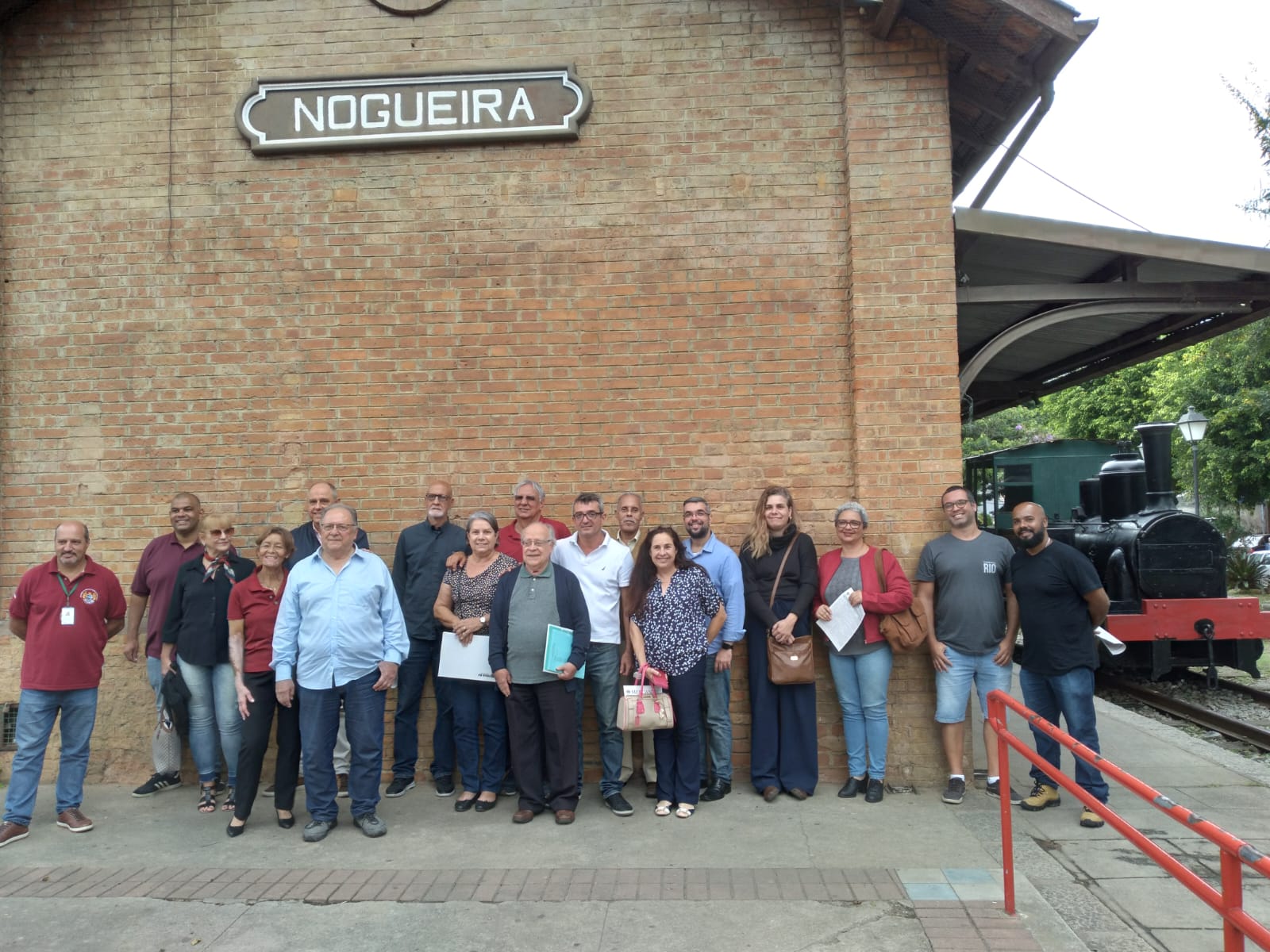 Dia do Ferroviário foi comemorado no Centro Cultural Estação Nogueira