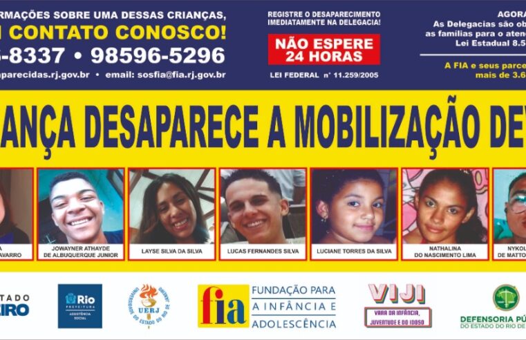 FIA/RJ e Clube Regatas do Flamengo fazem ação com mães de crianças desaparecidas em partida de futebol no Maracanã