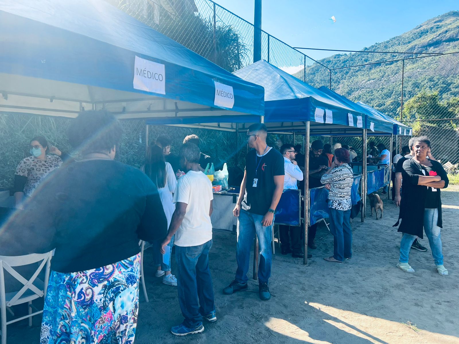 Ação social leva diversos atendimentos a moradores do Atílio Marotti