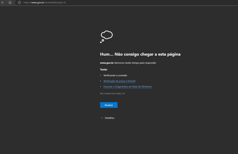 Site da Receita fica instável após grande volume de consultas