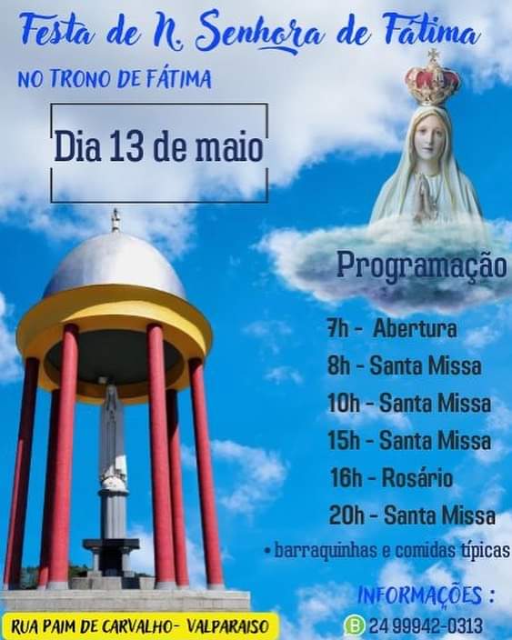 Festa de Nossa Senhora de Fátima em Petrópolis