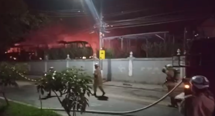 Polícia Civil identifica onde teve início o incêndio na garagem de ônibus